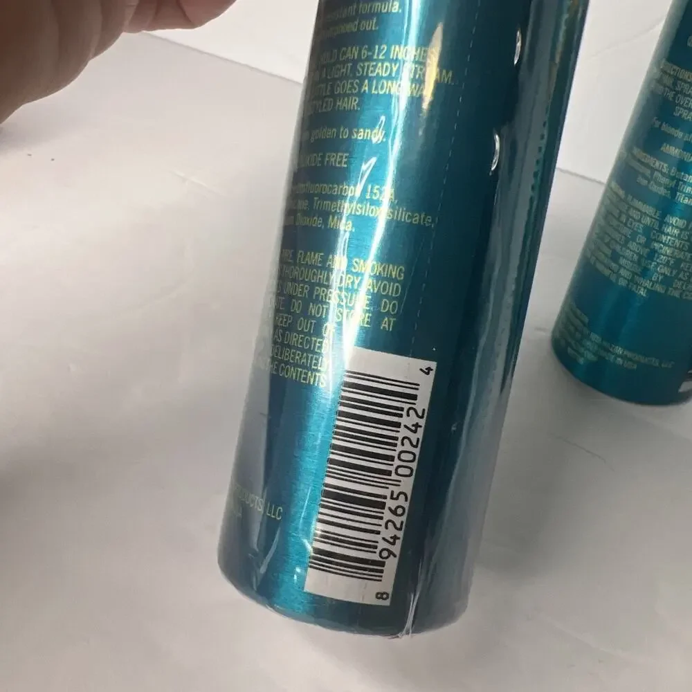 3x Rita Hazan Blonde Root Concealer Touch-Up Spray Temporary Gray Coverage 2oz